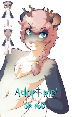 marble-soda:  Hey everyone, my friend Mayuteruki​ and I are hosting this adoptable auction on Furaffinity, Please read the description there!Sharing is very appreciated c’:BID HERE