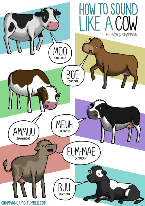 How to Sound Like a Cow [chapmangamo] Previously: Horse Sounds, Mice Sounds, Bee Sounds, Dog Sounds,