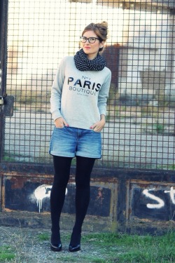 fashion-tights:  Paris Sweater