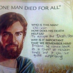 just-christian-memes:Let us not forget our Lord and Savior, Master Kenobi.