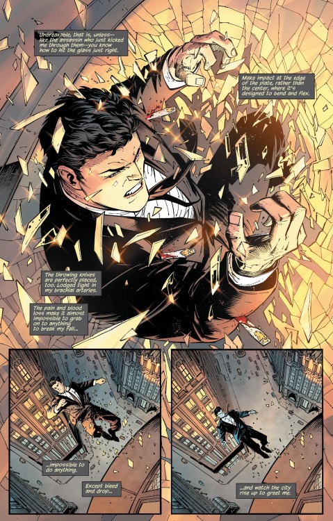 Batman vs. Talon.[from Batman (2011) #2]