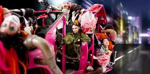 pitchfork:  Grimes’ new video for “Kill V. Maim” is an underground cyberpunk fantasy  