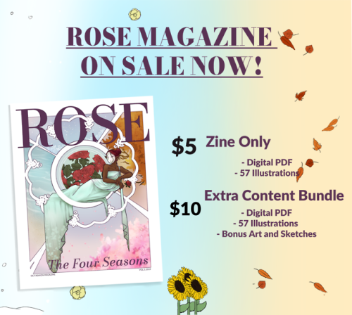 ocrosemagazine: Rose Magazine Pre-Orders Open Now! Pre-Orders for Rose Volume 3 will be open from Oc