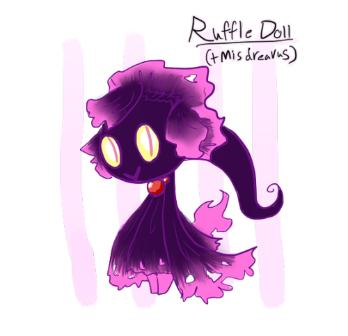 kairibloodheart:  My pokebreeds! I did benette! and I do know that smeargle can not breed with banette, but hey, look at em’ he’s frickin adorable!Bonus: