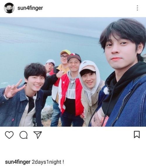 maknae-pd: [18.03.16] 1N2D Filming Update Last friday, our boys were captured filming on the island 