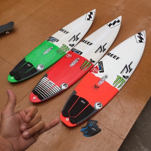 surftagram:  Shane Dorian: all dressed up and somewhere to go✈️ a few new shooters from @jc_hawaii_surf with @varial_surf foam. can’t wait to ride them- big thanks to the awesome companies I ride for, truly grateful for the support🙏✌️🍀