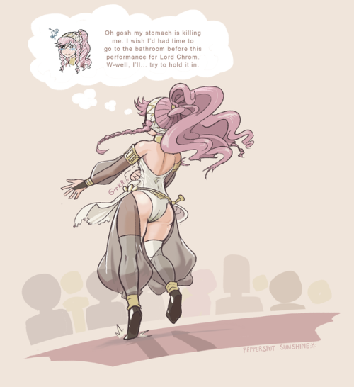 pepperspotsunshinefarts: Olivia from Fire Emblem: Awakening farting, sharting, pantypooping, and the