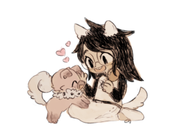 nymphicus: ive been playing pkmn moon and i named my rock puppy jade ☀   she is so precious//  