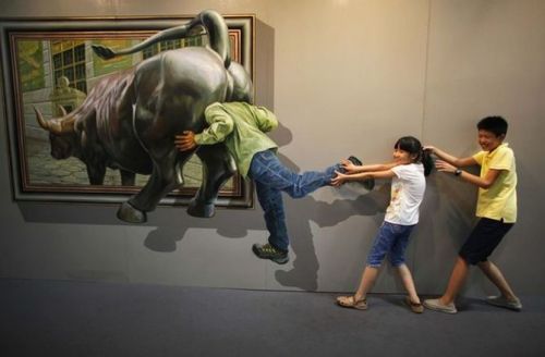 artmonia: 3D painting exhibition at Shenyang Art Gallery.