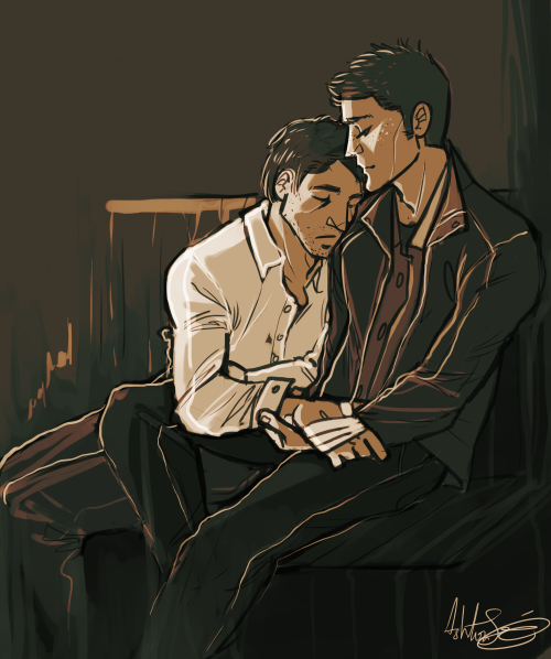 artsyunderstudy:  (x) Dean wasn’t sure where to go, to be perfectly honest.  Cas hadn’t spoken since