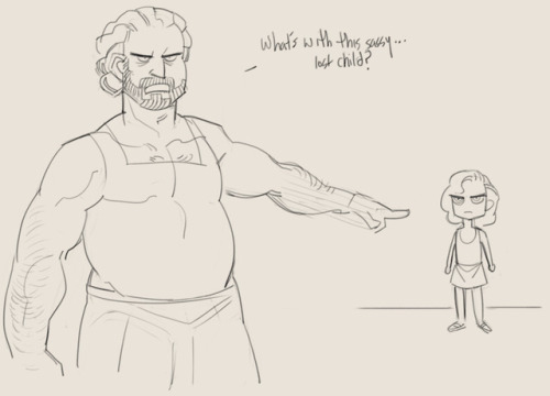 kashuan:some iliad-ish draws, the 2nd to last one is based on this funny excerpt from an essay I was