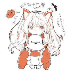 anokotokonoko:  Halloween　momosuke 