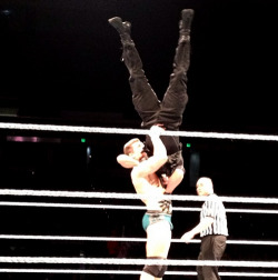 Move your hand just a little lower Rollins! Cody&rsquo;s bulge needs a message.