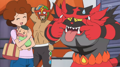 daily-incineroar: reminder that this scary tiger man loves children and i just think that’s so