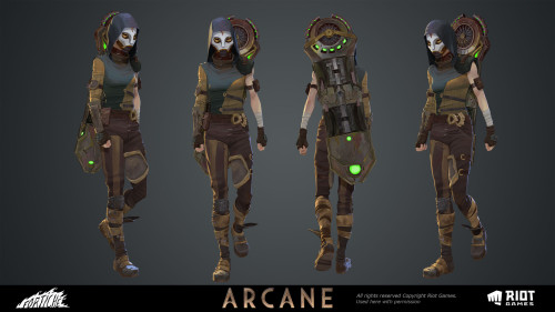  ARCANE | Firelight Eve Texturing | Maéna Paillet 