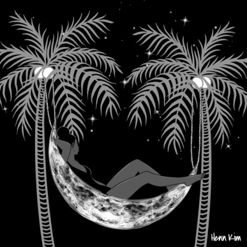 hennkim:   | Summer Nights 🌴🌙🌴| by Henn KimPrint available here   