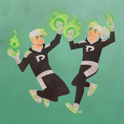 More Danny Phantom art! This time with Dani! I always thought Dani was really cool but I haaated cer