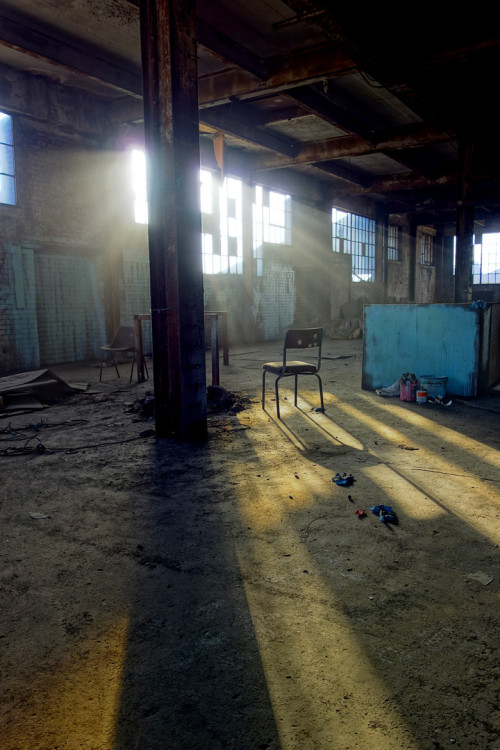 :  Abandoned factory, England. 