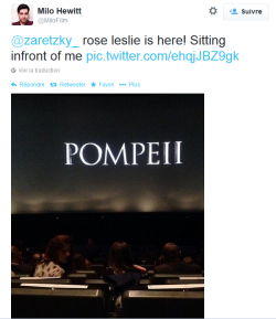 roselesliesource:  Rose has been spotted