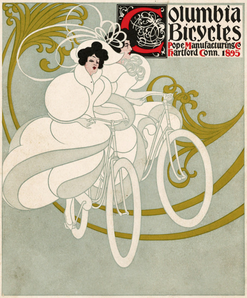 William Henry Bradley (1868-1962), ‘Columbia Bicycles’, 1895Source