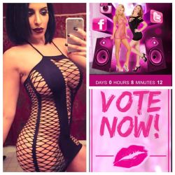 Less than 8 hours left in this contest!  Please cast your final votes for me by clicking the link in my Instagram profile!  Thank you! ❤️ by missmeena1
