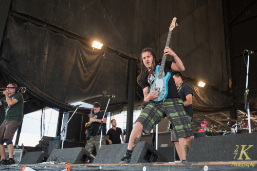 Less Than Jake - Playing the Vans Warped Tour at Darien Lake (Buffalo, NY) on 7.8.14 Copyright 27K P