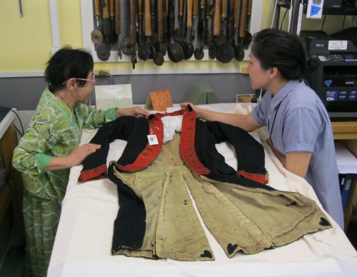 nyhistory:This Revolutionary War Lieutenant’s coat is being prepared for an exhibition scheduled to 