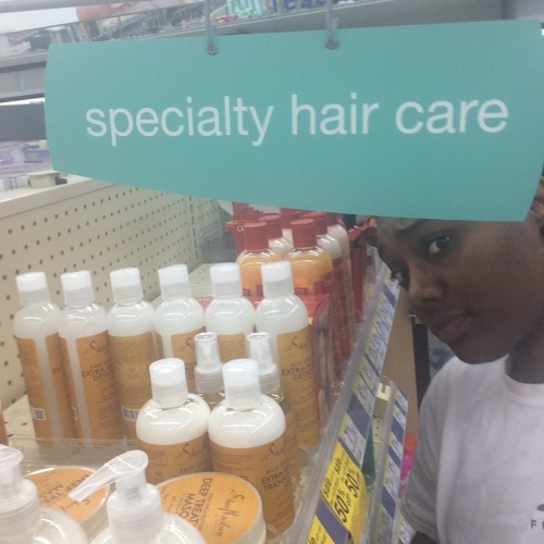 yahyahszwayy:  blackfemalescientist:  black-supremafeminist:  detroitdreads313:  REALLY NIGGA????? This is the hair section at Walgreens for “ethnic” people, Fuck yall. Why can’t you just call it what it is… A damn hair isle.  the fuck  I mean