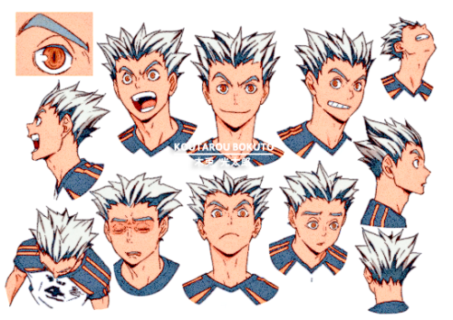 vyctornikiforov:Bokuto and Akaashi’s new character designs.