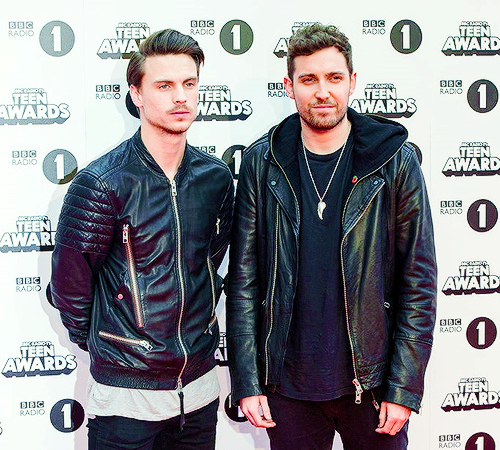 ymassource:  Dan Flint and Josh Franceschi of You Me At Six attend BBC Radio 1’s