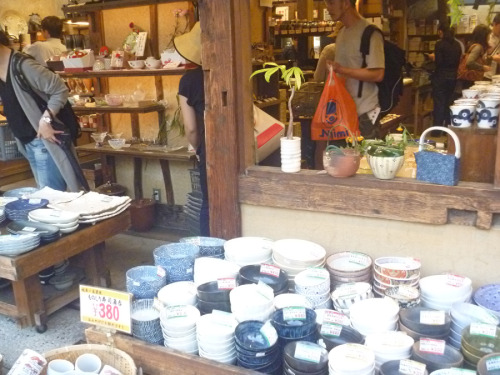 Ceramic shop in Kappabashi, Tokyo.