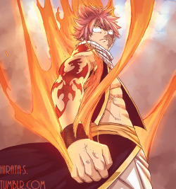 hirata-s:    « I inherited this power from Igneel. The last of the power that Igneel left behind inside of me. It took 10 months of training to be able to unleash this power. »  