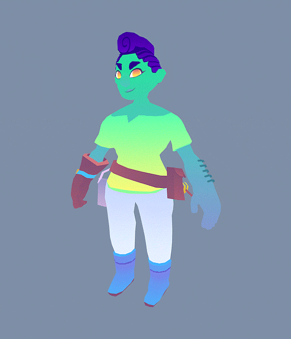michaelshillingburg:  caffeinegame:  Character models for Fedra, Pressa, and Brewce!   