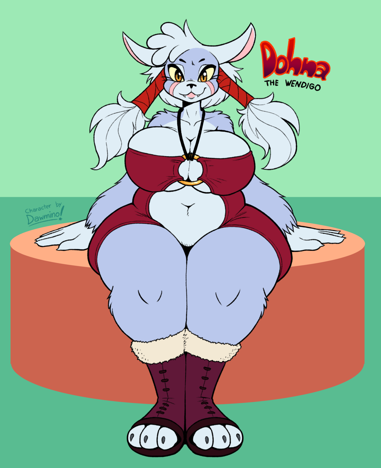 dawminoart:  NEW OC Dohna the Wendigo! She’s a sassy sasquatch that switches quickly