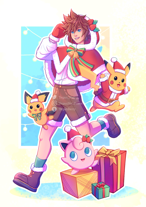A Smashing Good Christmas!I saw the new holiday outfits for Pokemon Unite and I just knew I had to d