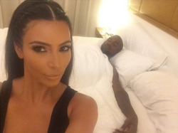 celebrixxxtiez:  Kimmy & Kanye…. I