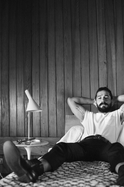 thatkindofwoman:  So… okay. Yes. umm. Gah, let’s try and formulate a full sent… Nope…  Shia LaBeouf for Interview Magazine November 2014 photography: Craig Mcdeanstyling: Karl Templer 