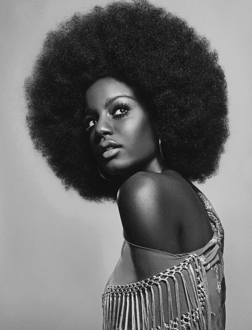 femmequeens: Model and activist Ebonee Davis models iconic looks from Donyale Luna,