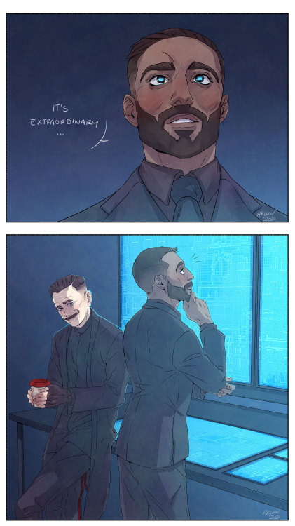  Always when he’s not looking… Happy Valentine’s day to all agents and the mad sc