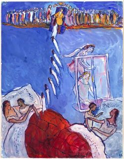 Charlotte Salomon, From the series Life? or Theater? Gouache on paper, 1940-42