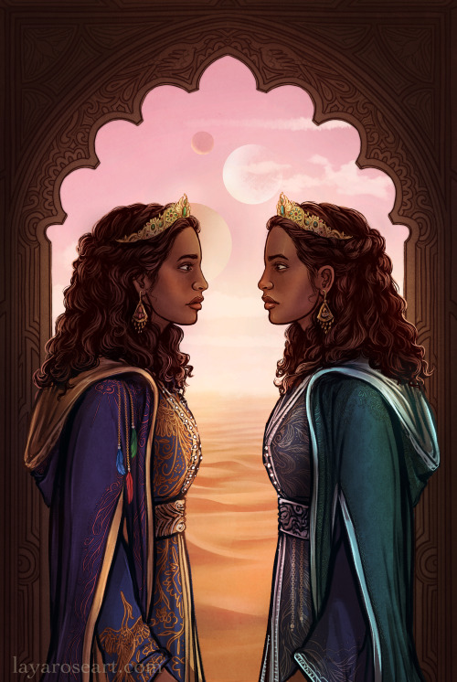 layaart: Amani and Maram from Mirage/Court of Lions by Somaiya Daud @somaiyaonline