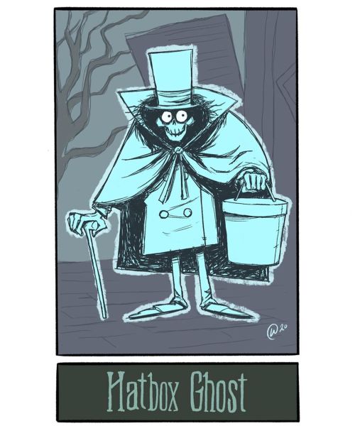 The last of #sixfanarts Thank you @steve_saturn for the Hatbox Ghost suggestion! #illustration #hatb