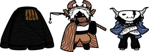 Character Designs For A Game Idea From 2017 That I Occasionally Remember, Formatted In The Worst Possible