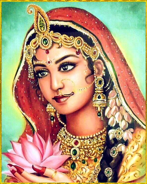 krishnaart:  ✨ Happy Mother’s Day ✨  ♥♥ Shrimati Radharani ♥♥  “Beautiful Shrimati Radharani is the 