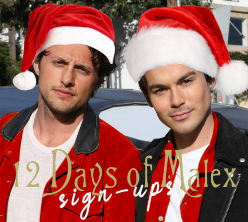 malexsanta:12 DAYS OF MALEX - SIGN-UPSThe time has come, sign-ups for the 12 Days of Malex Secret Sa