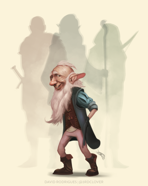 Rendition of Sprigg. Character played by Darin Depaul on the show Critical Role at Geek and Sun