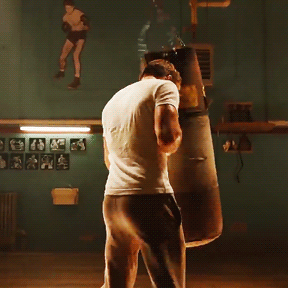 dailystevegifs:your every day Steve Rogers destroying punching bags