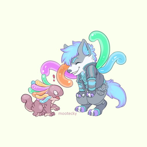 mootecky:Chibi comms! the one with the mega ampharos belongs to @aishasauce ilu!!!