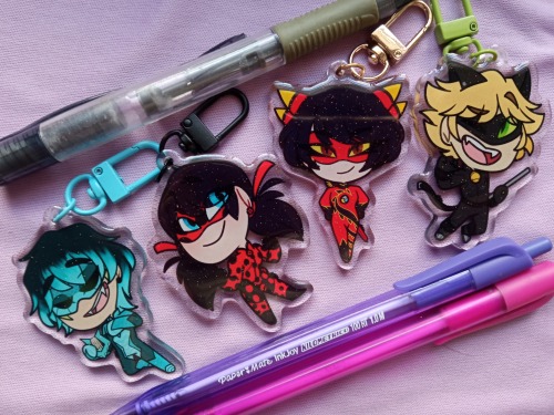 ✨SHOP UPDATE!!✨,,, again a small one-This time with Miraculous Ladybug charms!! Including Chat Noir,