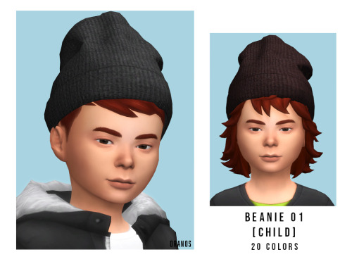 Beanie 01 [Child]- New Mesh- 20 Colors- Female - Male [Unisex]- HQ mode compatible- Normal map inclu